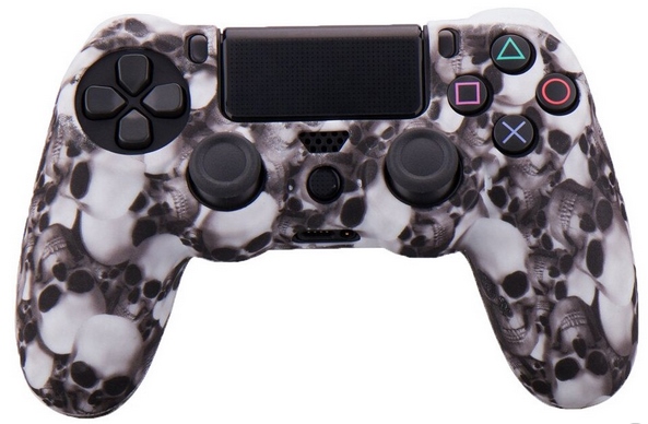 фото Чехол для геймпада sony dualshock 4 черепа (ps4) nobrand