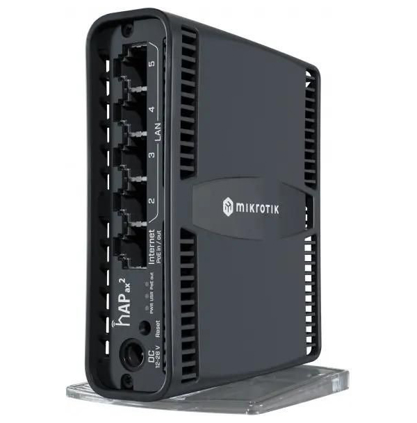 

Wi-Fi роутер MIKROTIK hAP ax2, AX1800, черный c52ig-5haxd2haxd-tc, Wi-Fi роутер MIKROTIK hAP ax2, AX1800, черный [c52ig-5haxd2haxd-tc]