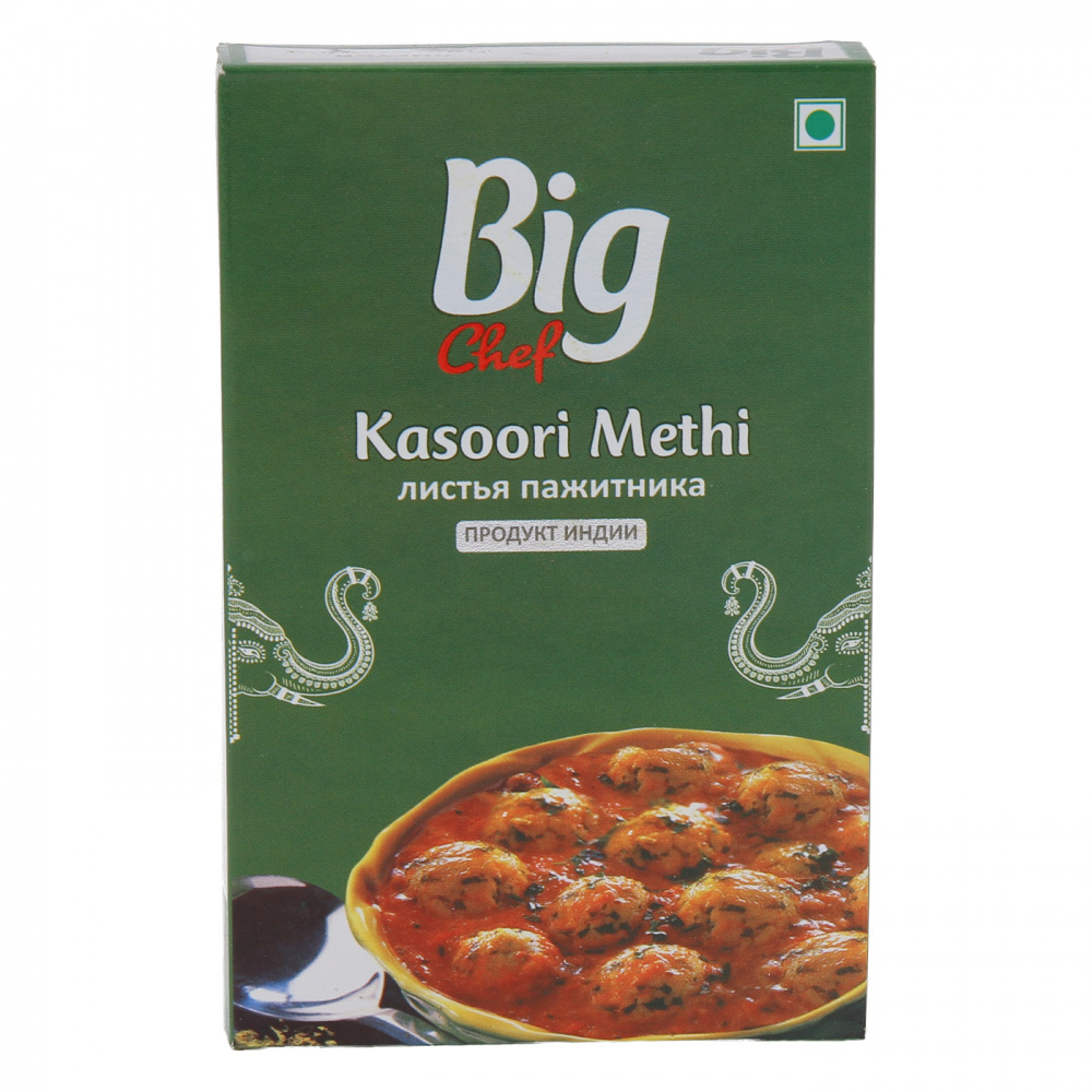 

Специи Big chef "Листья пажитника", 25 г