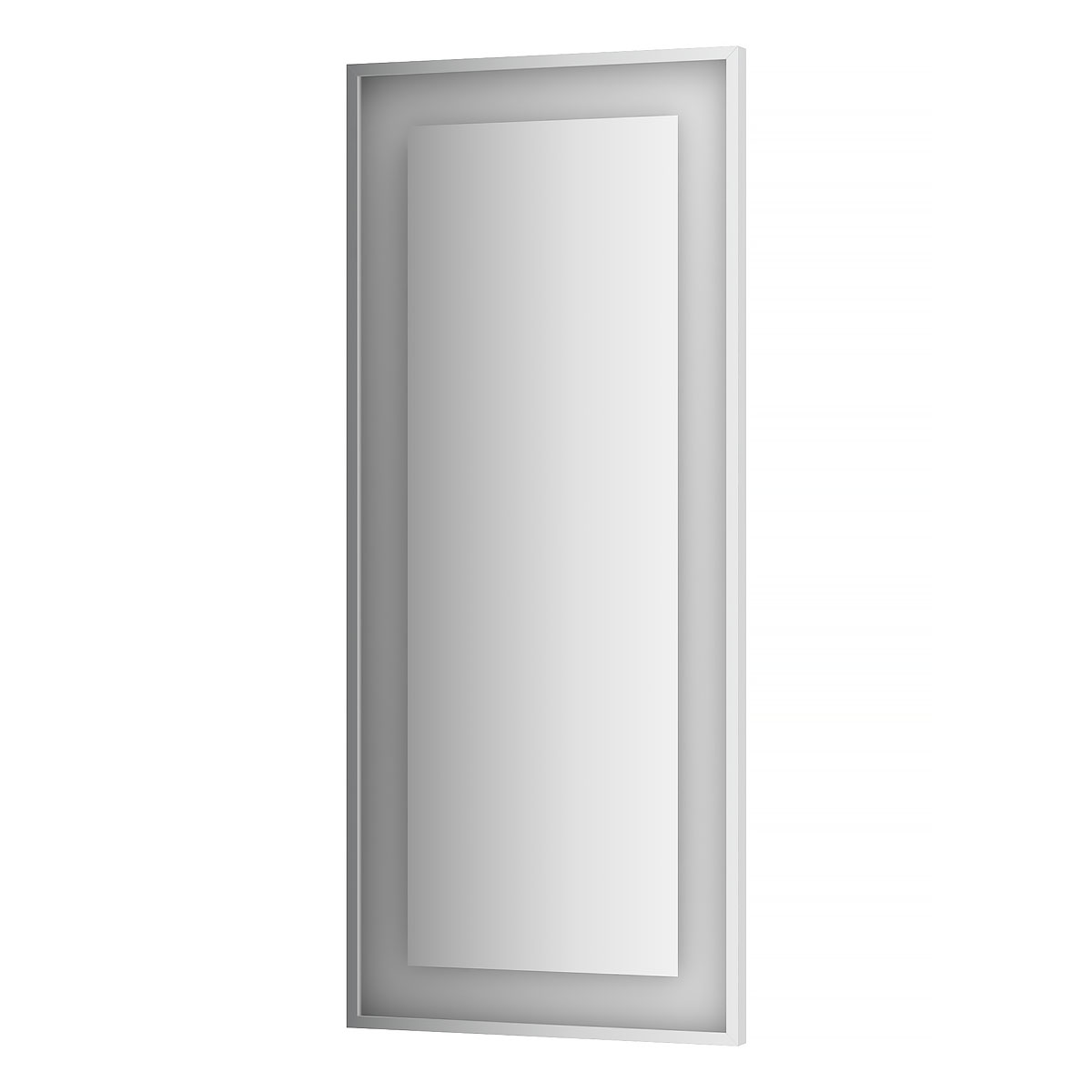 

Зеркало в багетной раме со встроенной Led-подсветкой Evoform BY 2215, 140х60 3000 К, Серебристый