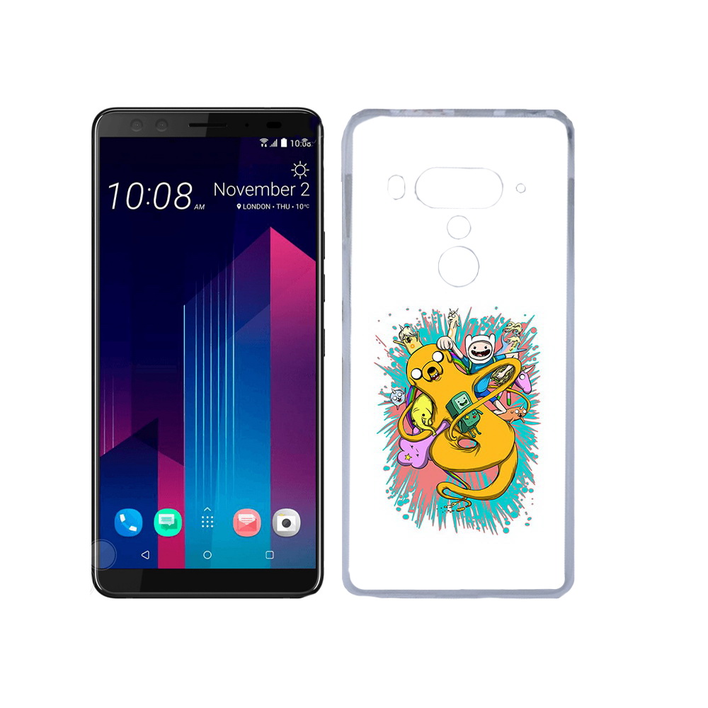 

Чехол MyPads Tocco для HTC U12+ время приключений рисунок, Прозрачный, Tocco