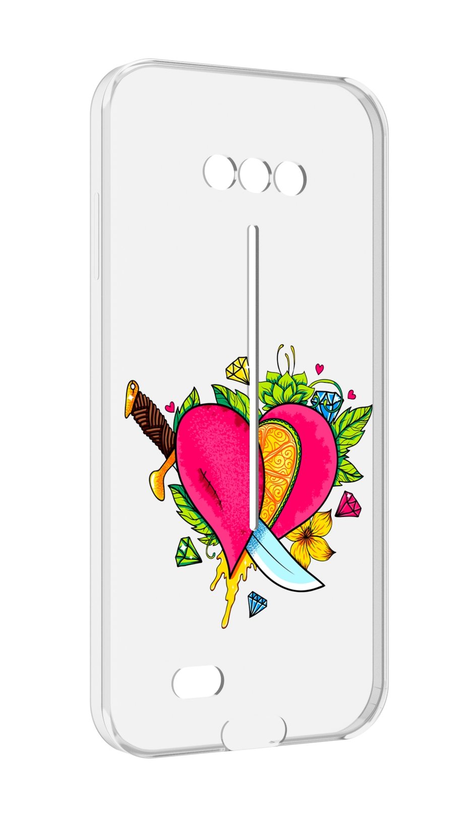 

Чехол MyPads Фруктовое сердце для Doogee S41/S41 Pro противоударный, Tocco