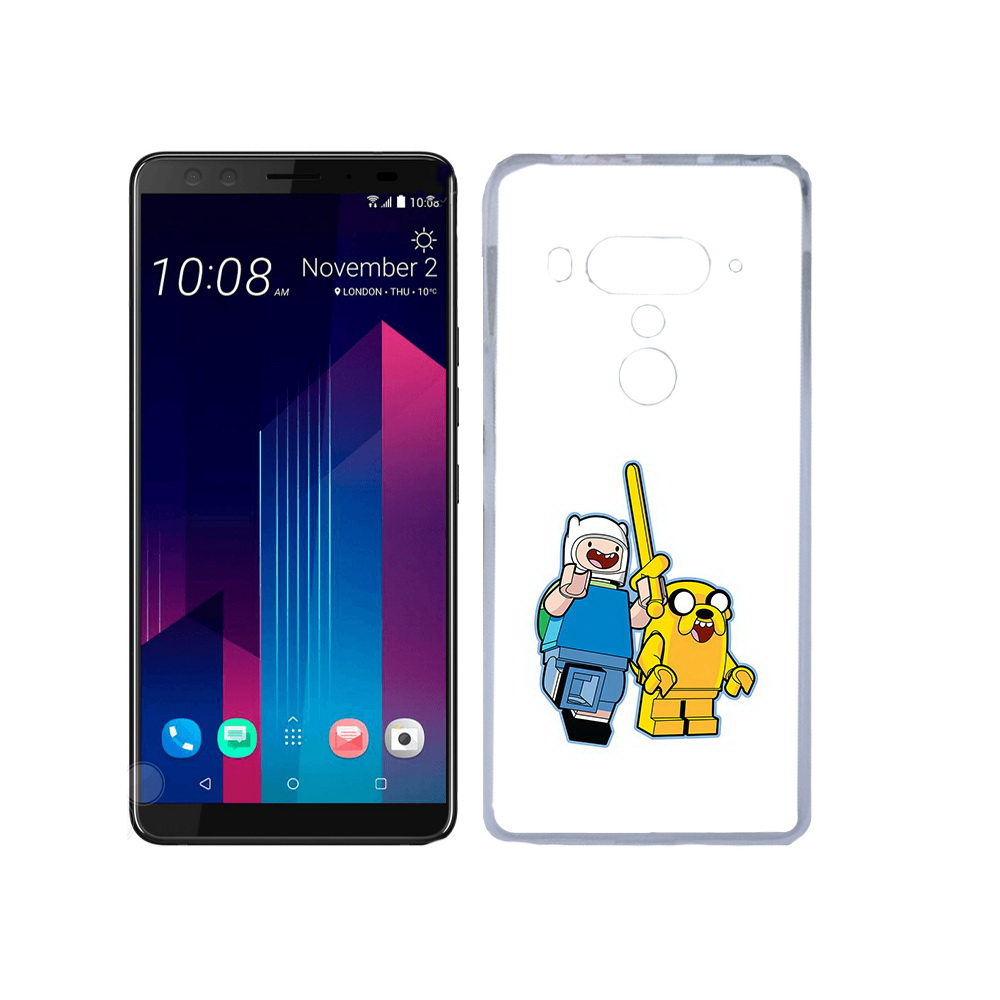 

Чехол MyPads Tocco для HTC U12+ время приключений лего, Прозрачный, Tocco