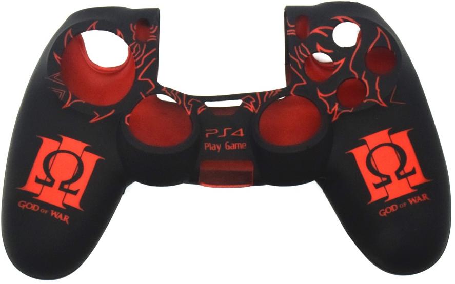 фото Чехол controller silicon case для геймпада sony dualshock 4 god of war (ps4) nobrand