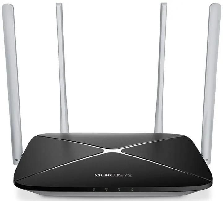 

Wi-Fi роутер MERCUSYS AC12, AC1200, черный