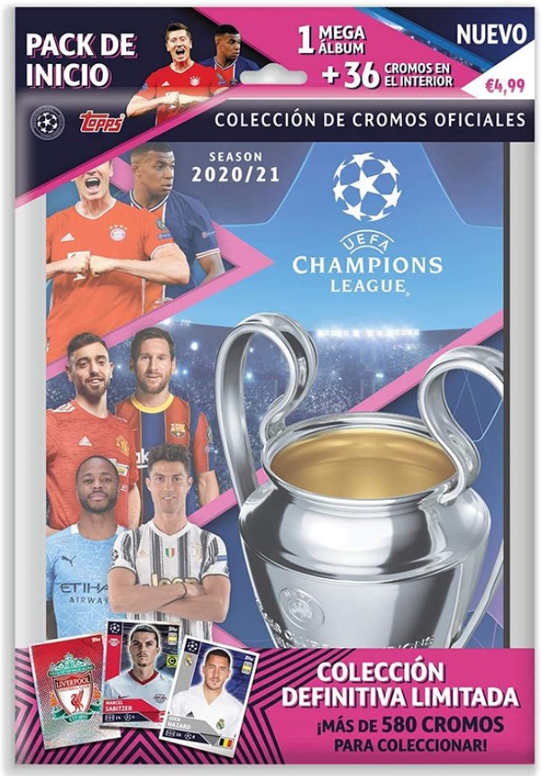 фото Набор topps uefa champions league 2020/21 альбом + наклейки