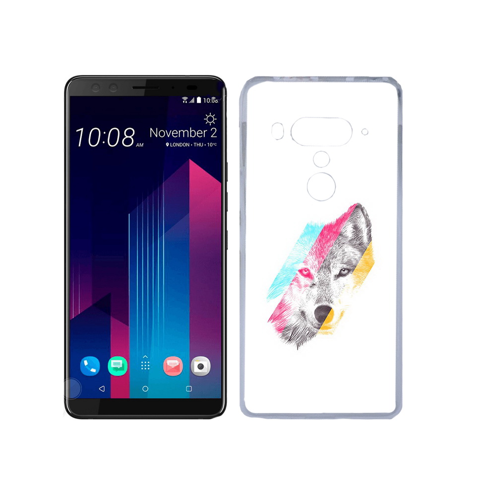 

Чехол MyPads Tocco для HTC U12+ волк градиент, Прозрачный, Tocco