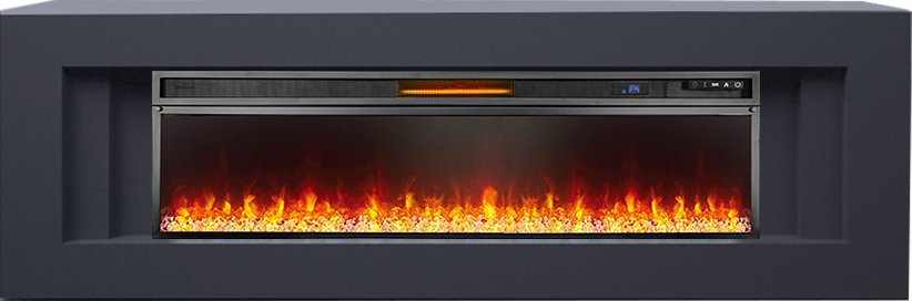 

Каминокомплект Line 60 - Серый графит с очагом Vision 60 LED