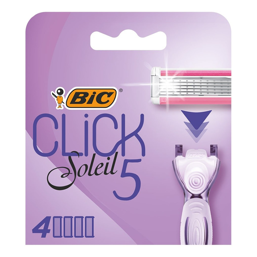 

Кассеты Bic Click Soleil для станка с пятью лезвиями 4 шт