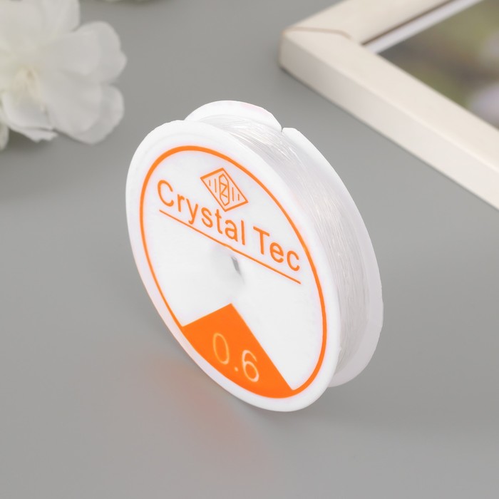 

Нить силиконовая Crystal Tec 10345515, 0,6 мм, 12 м, белый, Crystal Tec
