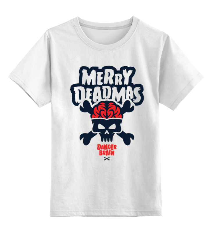 

Детская футболка Printio Merry deadmas цв.белый р.116, 0000000729885