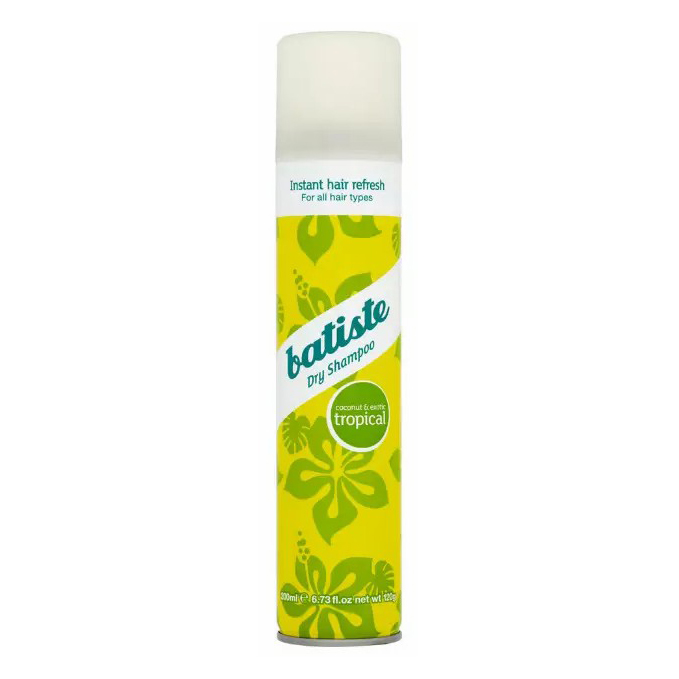 Сухой шампунь Batiste Tropical очищающий для всех типов волос 350 г