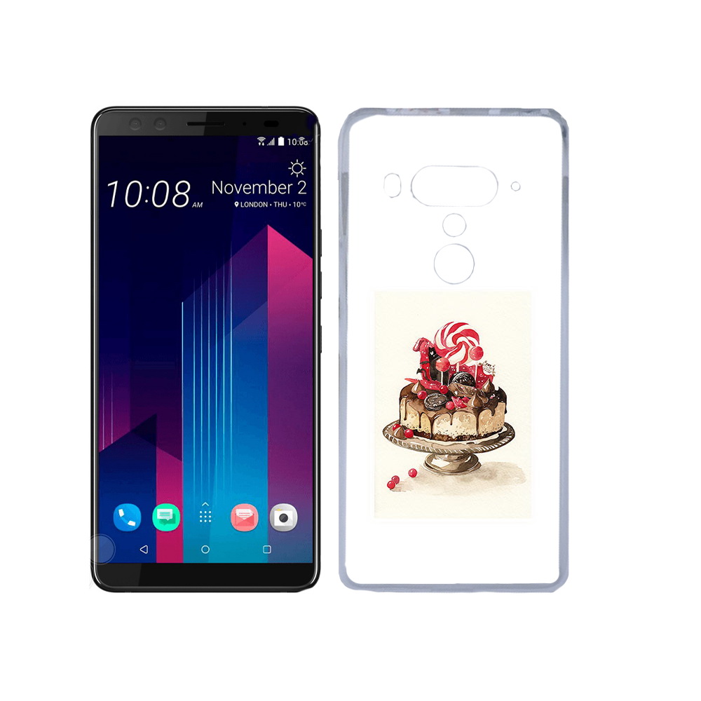

Чехол MyPads Tocco для HTC U12+ вкусный торт, Прозрачный, Tocco