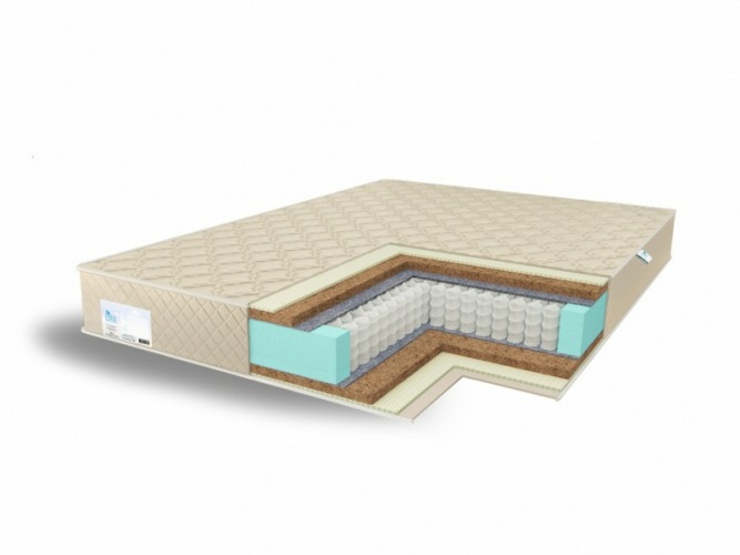 

Матрас Comfort Line Hard Comfort S1000 140х200, Бежевый;белый;серый;серебристый, Hard Comfort S1000