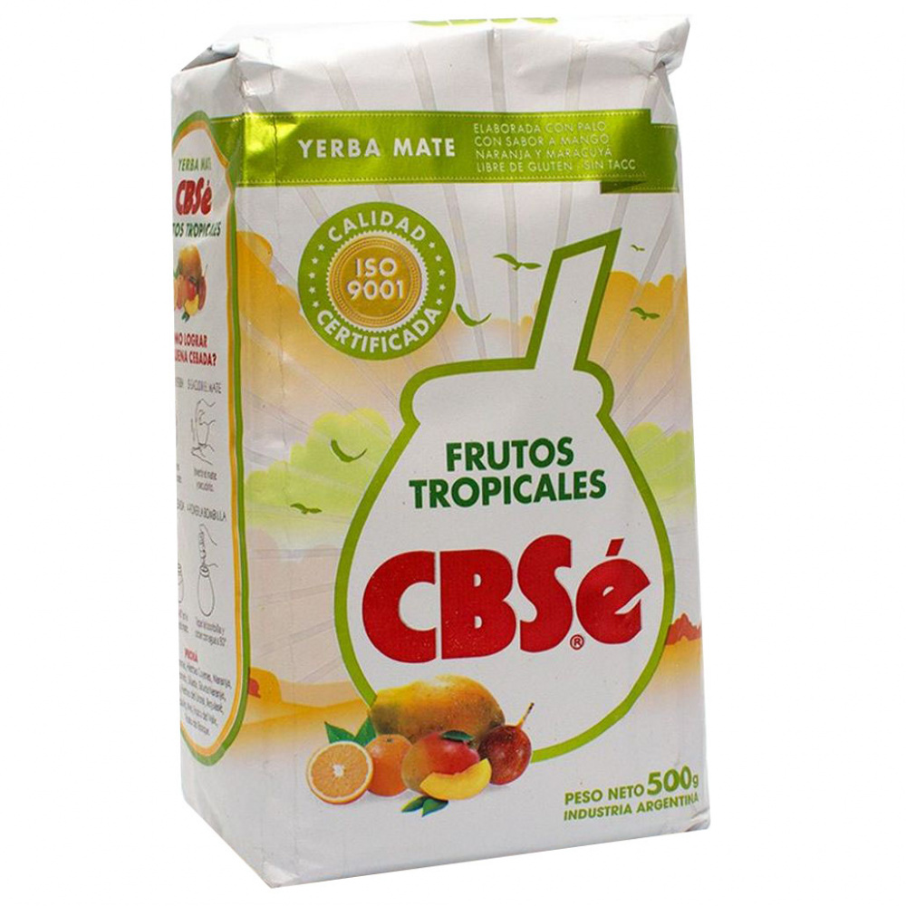 

Чай мате CBSe "Frutos Tropicales", листовой, с добавками, 500 г