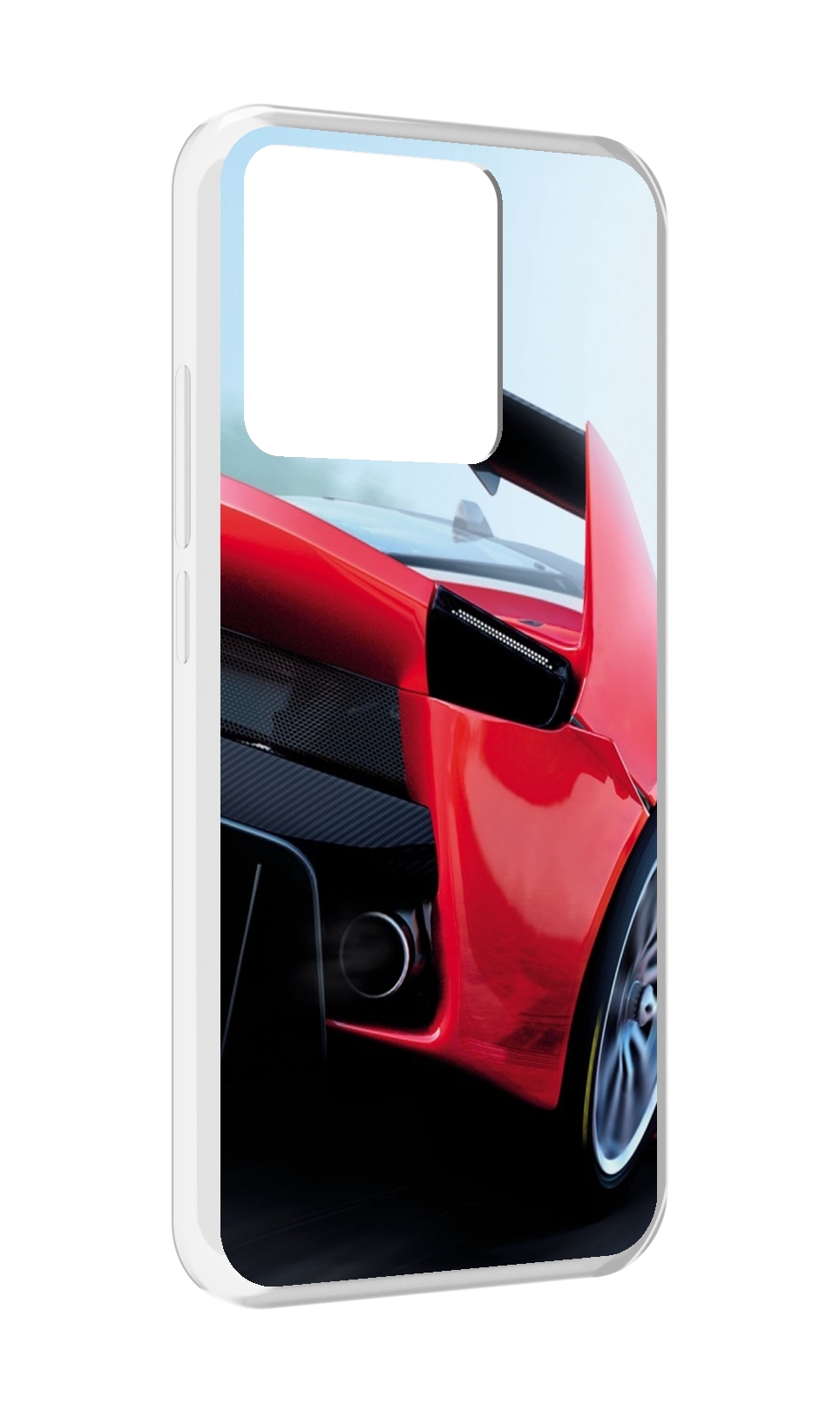 

Чехол MyPads Tocco для Xiaomi Redmi 10A Крыло-машины мужской, Прозрачный, Tocco