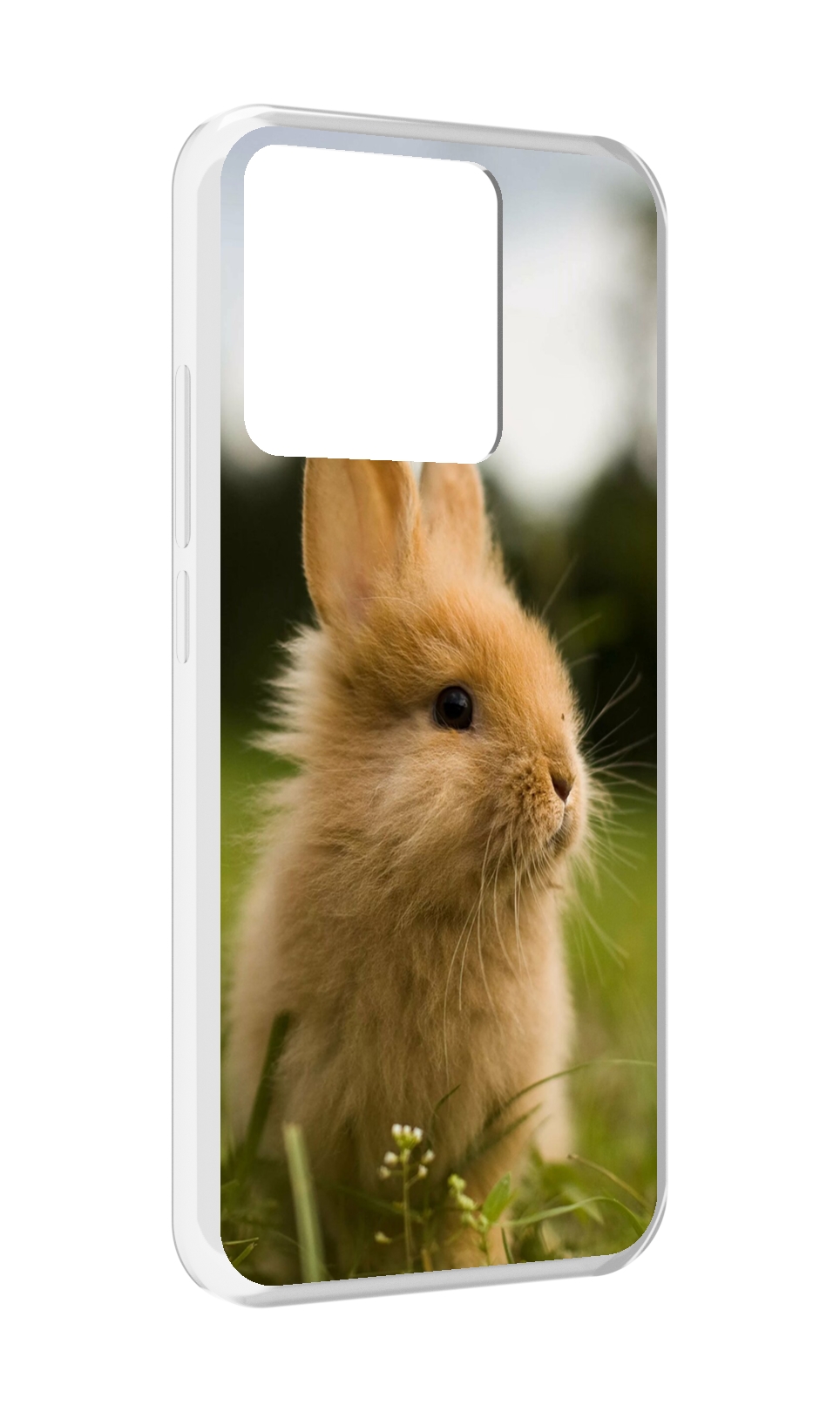 

Чехол MyPads Tocco для Xiaomi Redmi 10A Кролик, Прозрачный, Tocco