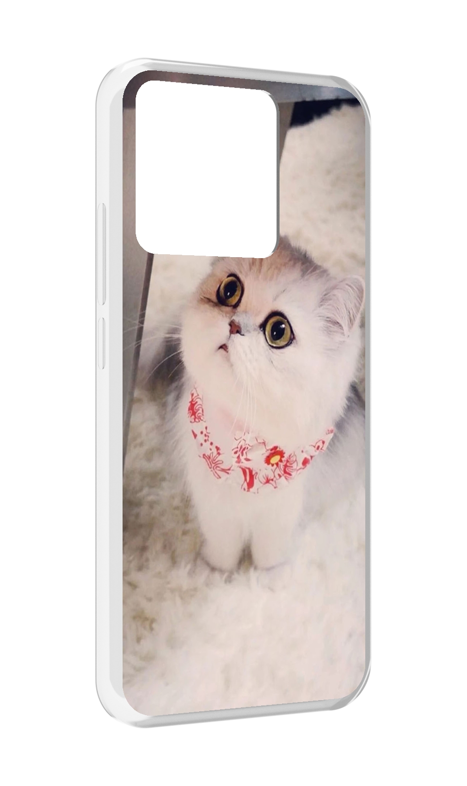 

Чехол MyPads Tocco для Xiaomi Redmi 10A Котеночек женский, Прозрачный, Tocco