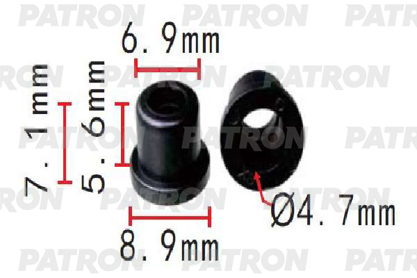 

PATRON 'P371451 Втулка пластиковая 10шт