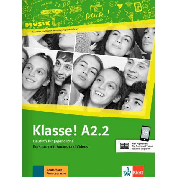 

Klasse! A2.2. Kursbuch mit Audios und Videos online