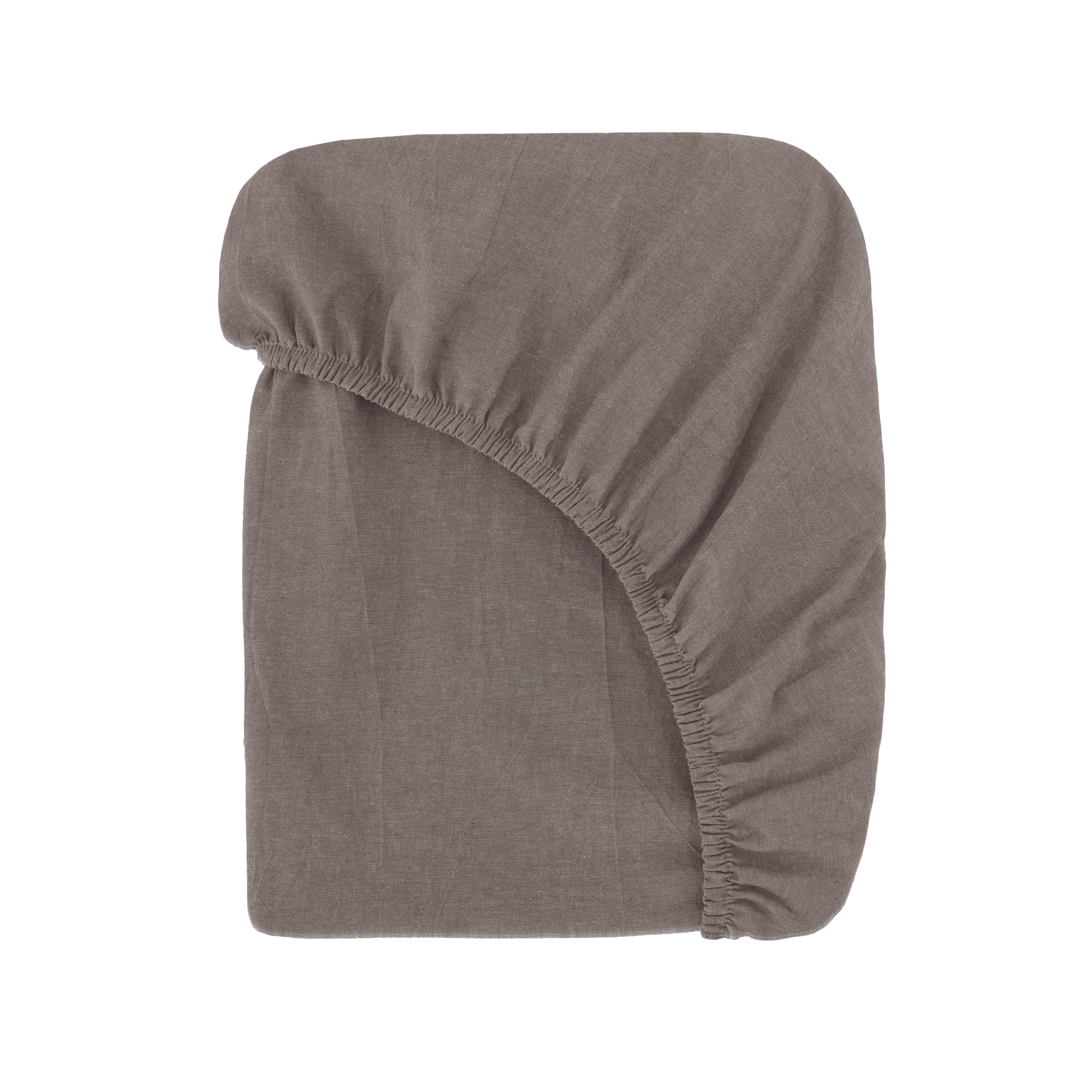 Простыня Melange Brownie 160x200x30 на резинке 5610₽