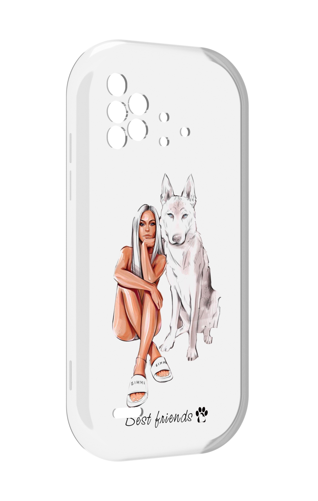 

Чехол MyPads Лучшие-друзья для UMIDIGI Bison X10 / X10 Pro, Прозрачный, Tocco