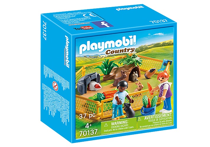 

Конструктор Playmobil Животные в вольере 70137, Ферма