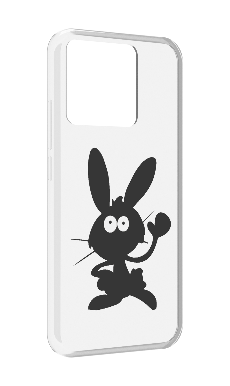 

Чехол MyPads Tocco для Xiaomi Redmi 10A Заяц, Прозрачный, Tocco