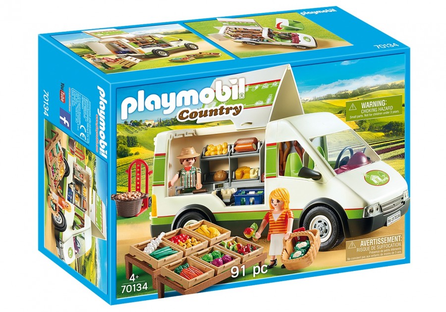 фото Конструктор playmobil продуктовый фургон 70134