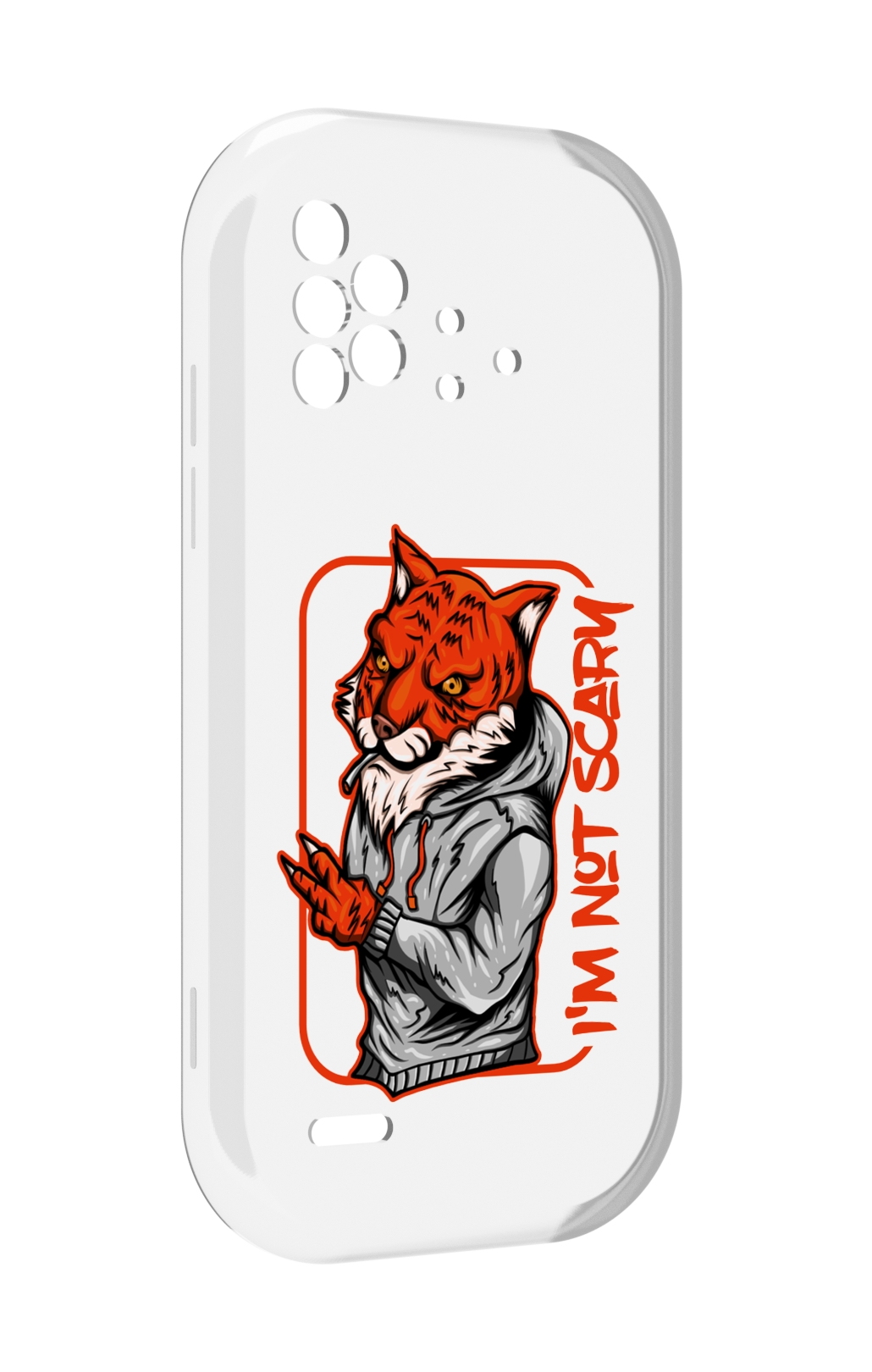 

Чехол MyPads Лис для UMIDIGI Bison X10 / X10 Pro, Прозрачный, Tocco