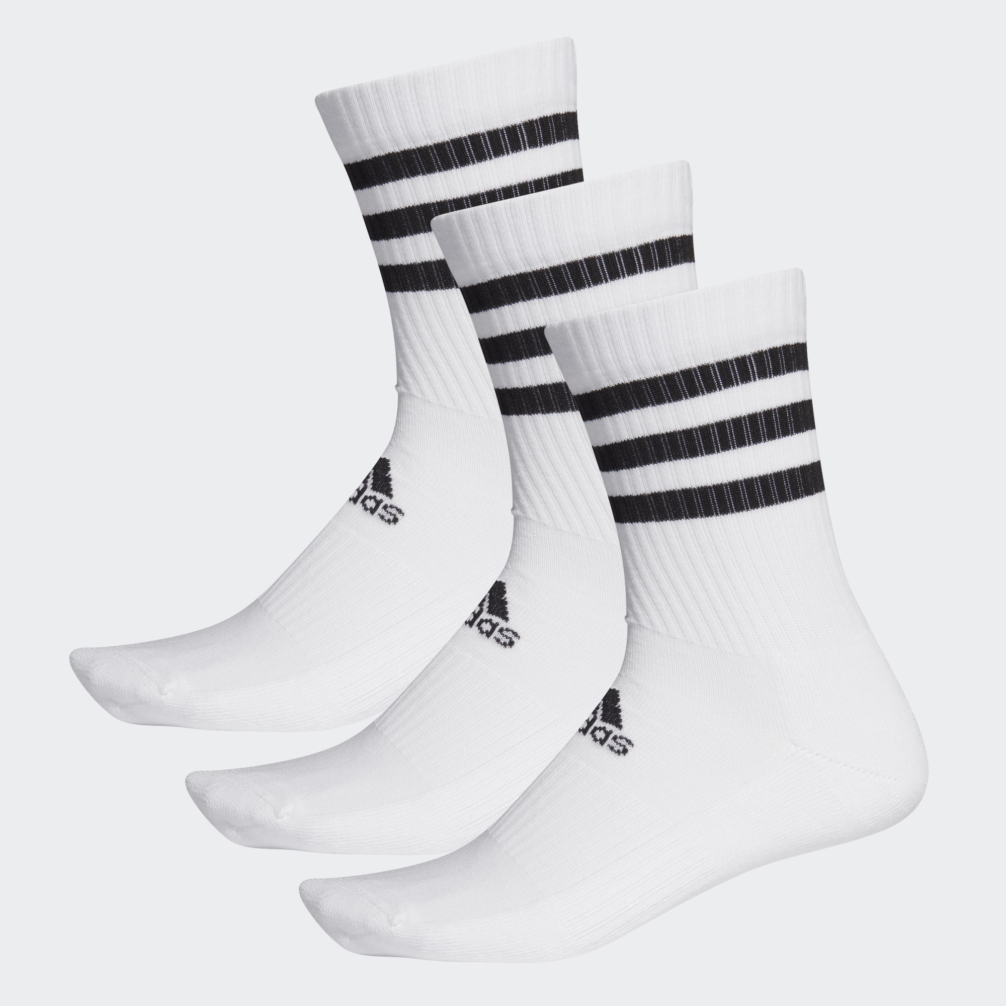 

Комплект носков унисекс Adidas 3S CSH CRW3P белых S, 3S CSH CRW3P