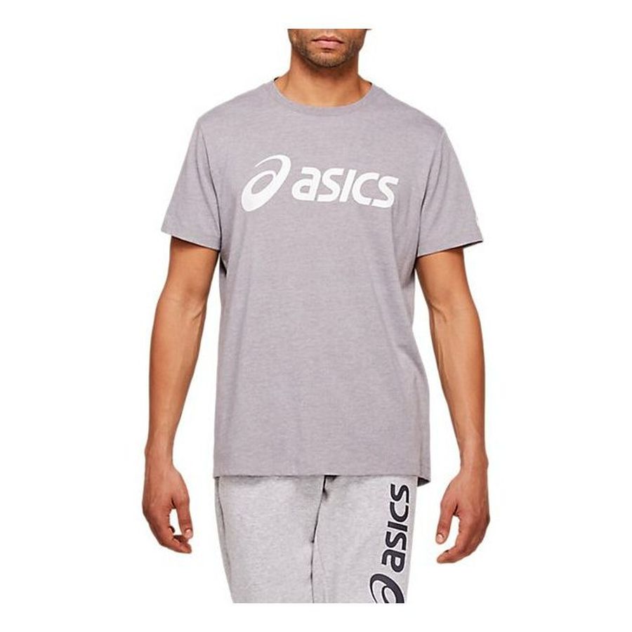 фото Футболка мужская asics big logo tee asics серая l