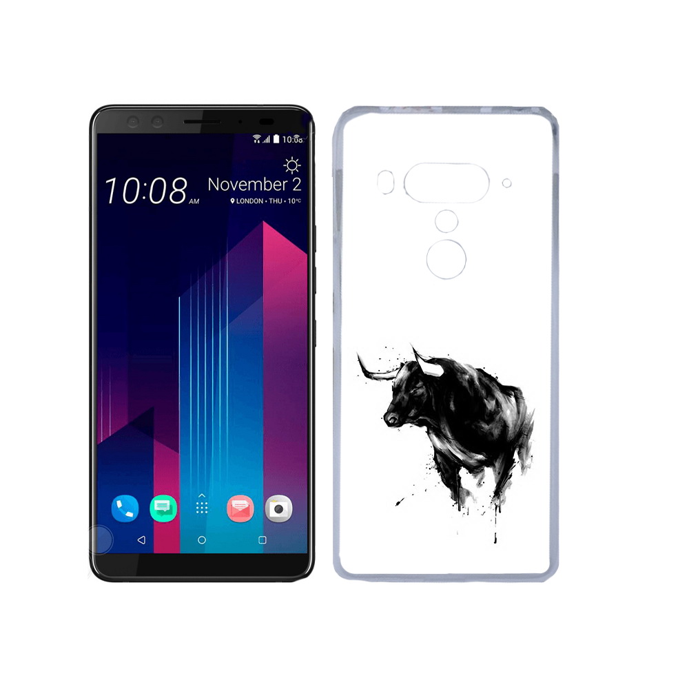 

Чехол MyPads Tocco для HTC U12+ бык, Прозрачный, Tocco