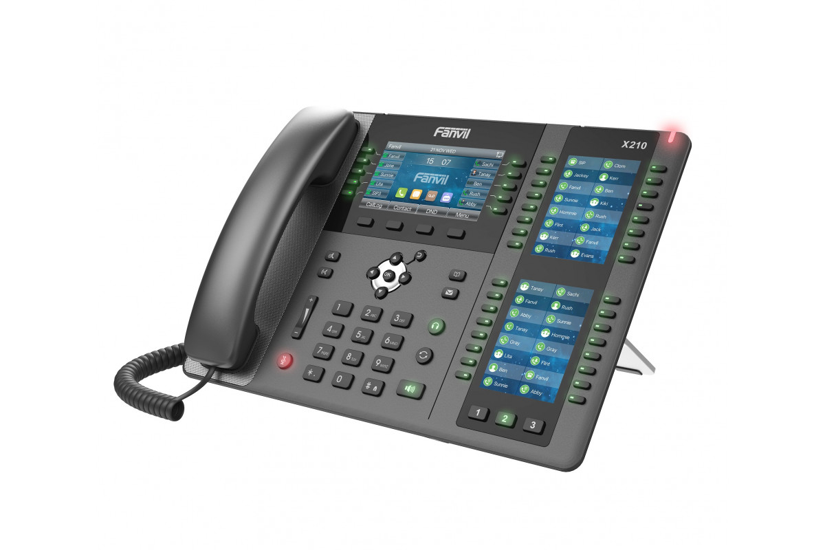 

IP-телефон Fanvil Fanvil X210 черный (Fanvil X210), Fanvil X210