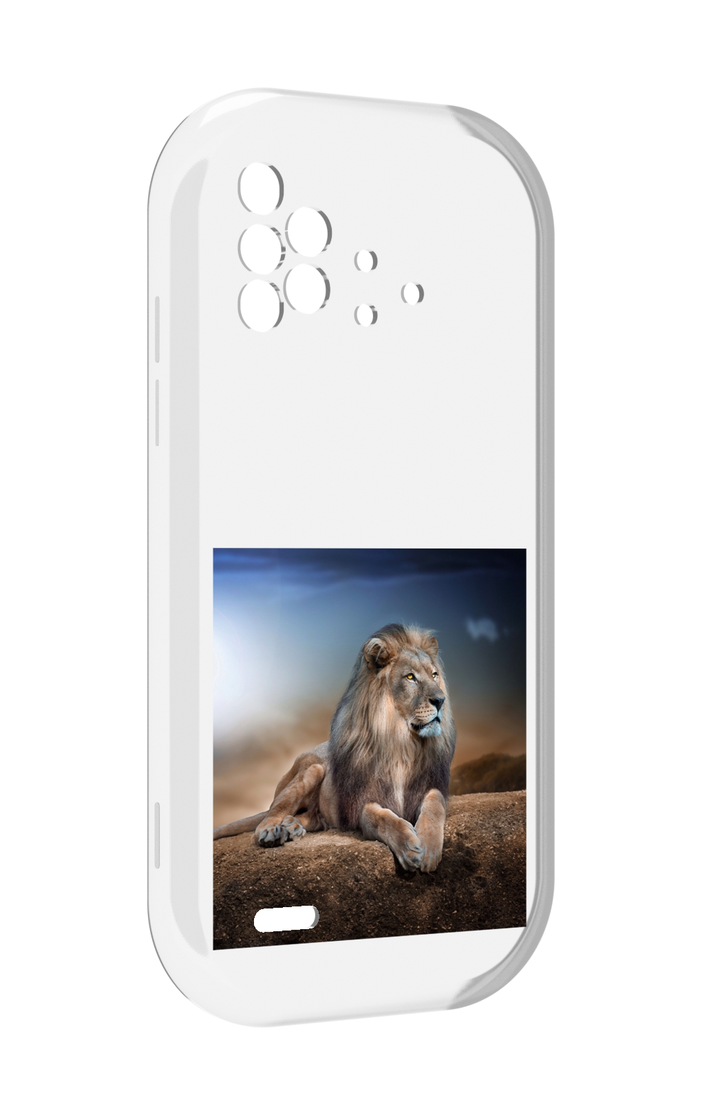 

Чехол MyPads Лев-наблюдает для UMIDIGI Bison X10 / X10 Pro, Прозрачный, Tocco
