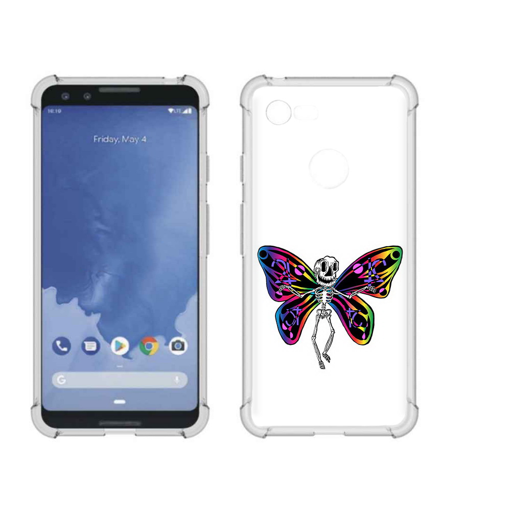 

Чехол MyPads Tocco для Google Pixel 3 эффект бабочки, Прозрачный, Tocco
