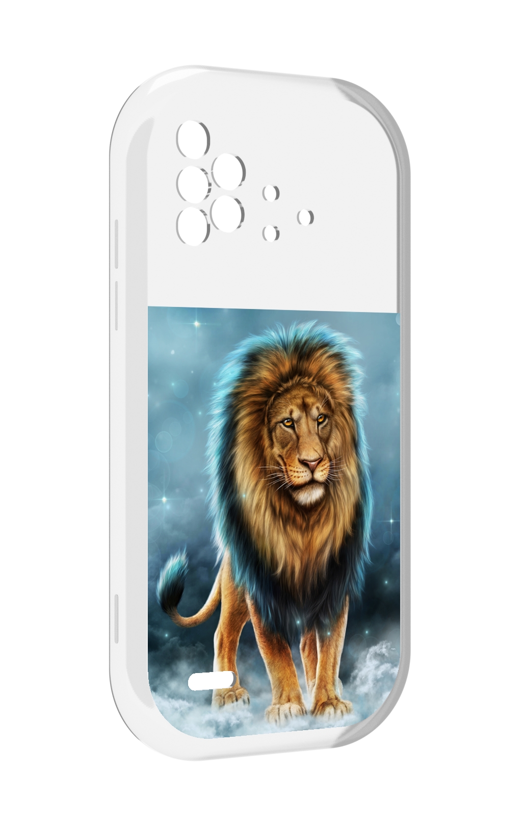 

Чехол MyPads Лев-в-тумане для UMIDIGI Bison X10 / X10 Pro, Прозрачный, Tocco
