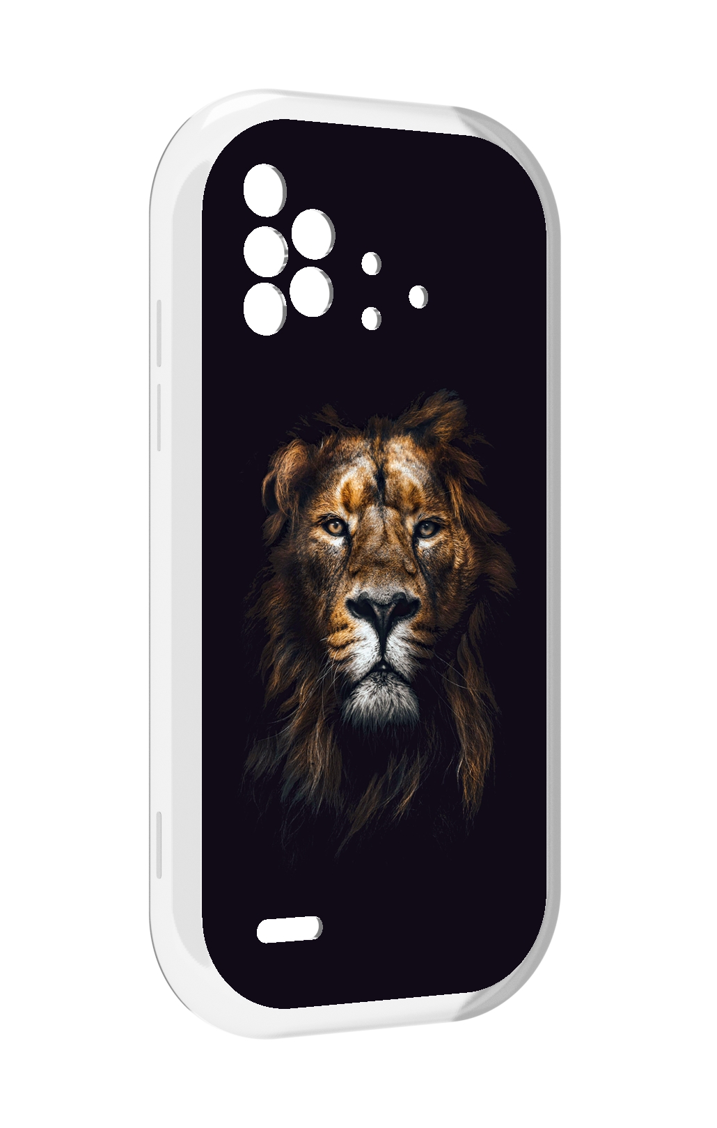 

Чехол MyPads Лев-в-тени мужской для UMIDIGI Bison X10 / X10 Pro, Прозрачный, Tocco