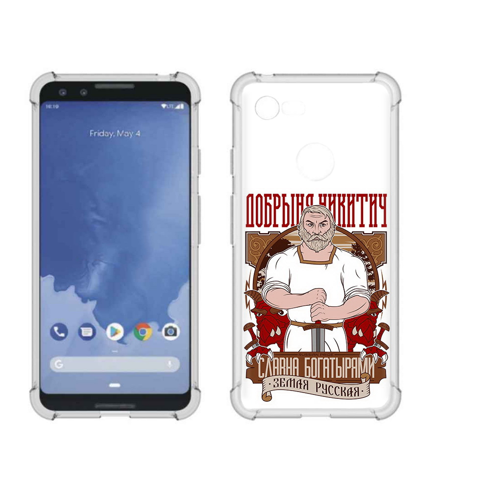 

Чехол MyPads Tocco для Google Pixel 3 Добрыня, Прозрачный, Tocco