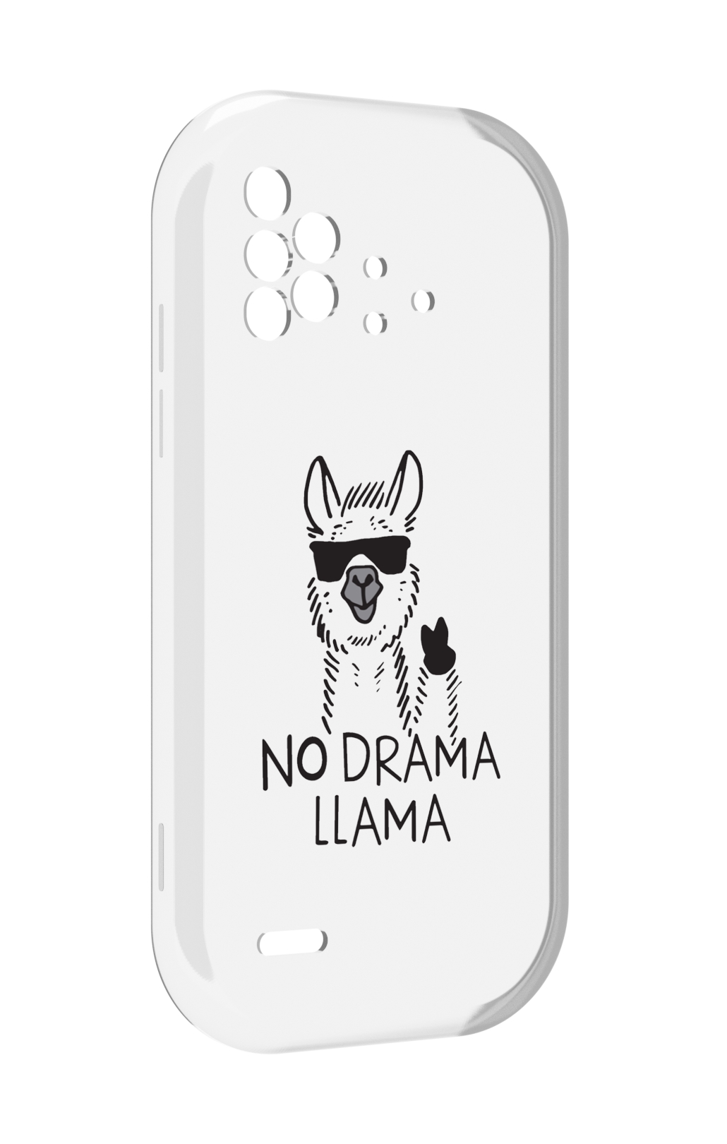 

Чехол MyPads Лама для UMIDIGI Bison X10 / X10 Pro, Прозрачный, Tocco