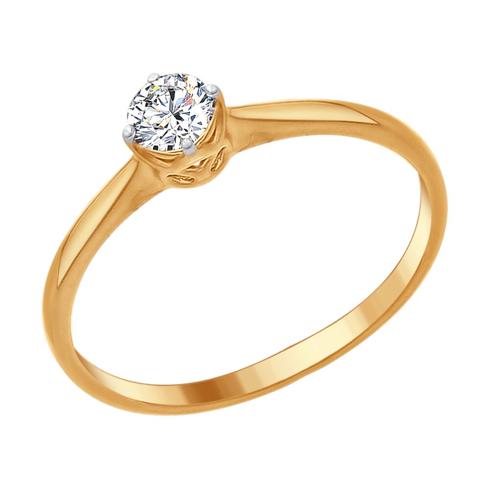 

Кольцо из серебра р. 17 SOKOLOV 93011087, фианит, 93011087