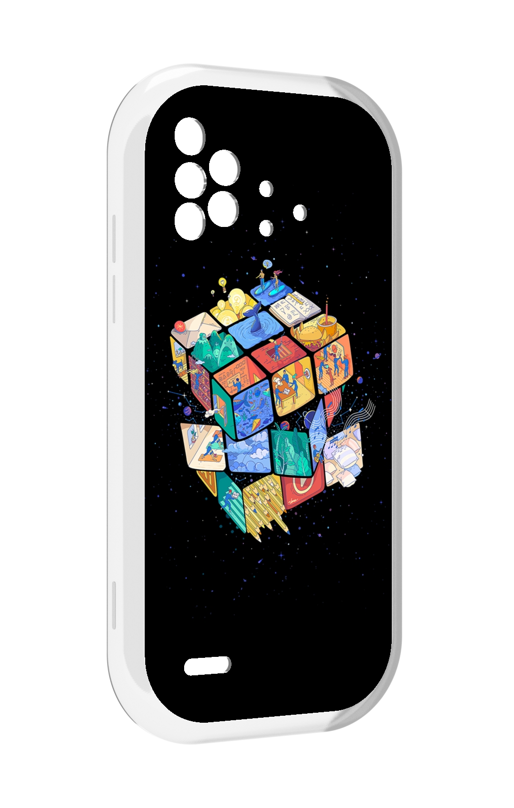 

Чехол MyPads Кубик-Рубика для UMIDIGI Bison X10 / X10 Pro, Прозрачный, Tocco