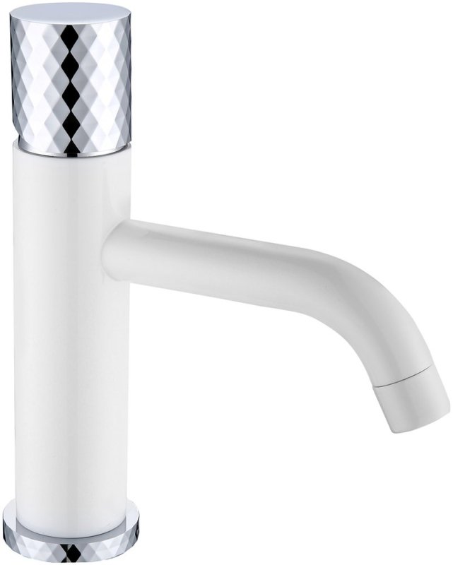 

Смеситель для раковины Boheme Stick 121-WCR white diamond chrome