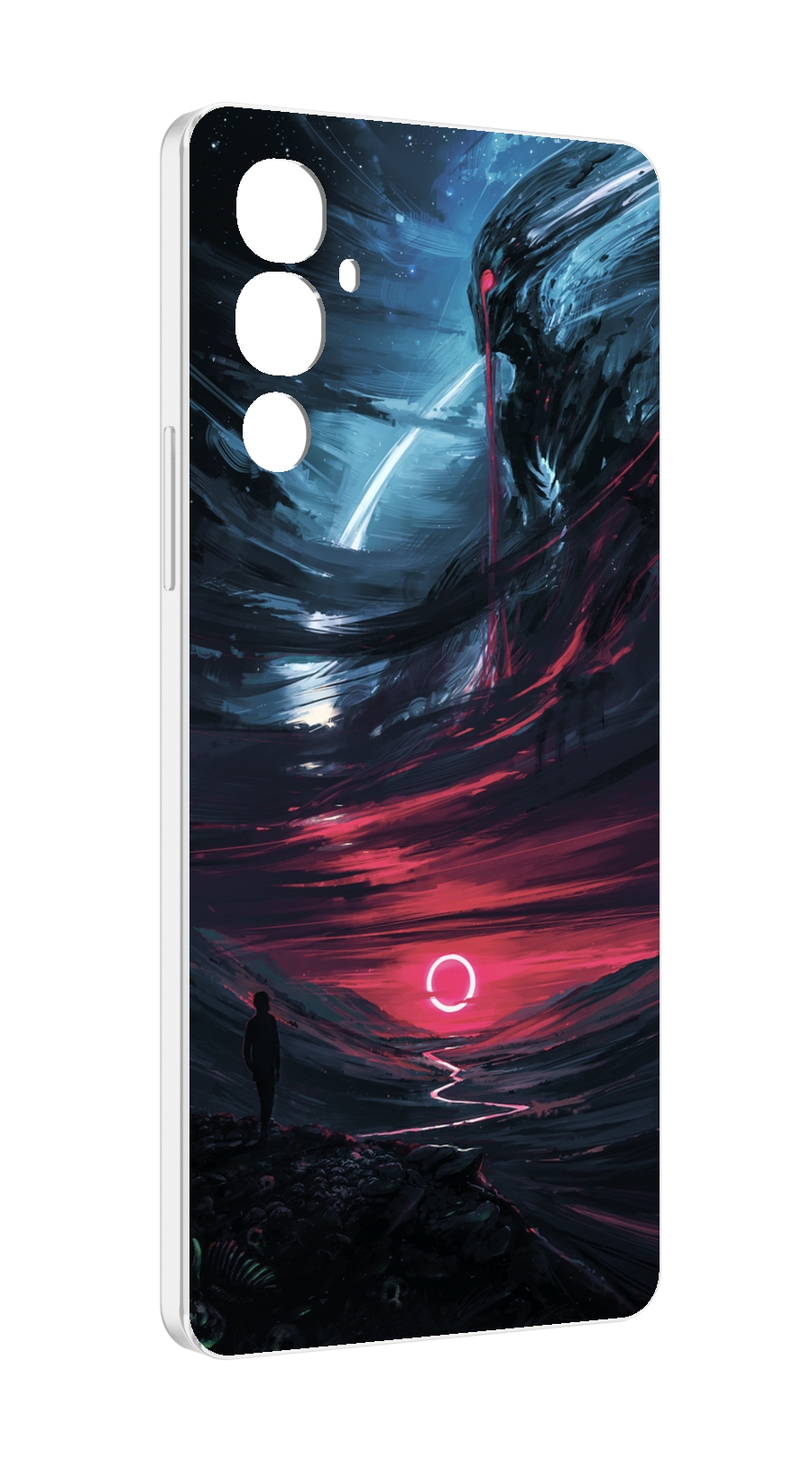 

Чехол MyPads страшный мир для Tecno Pova 4, Прозрачный, Tocco