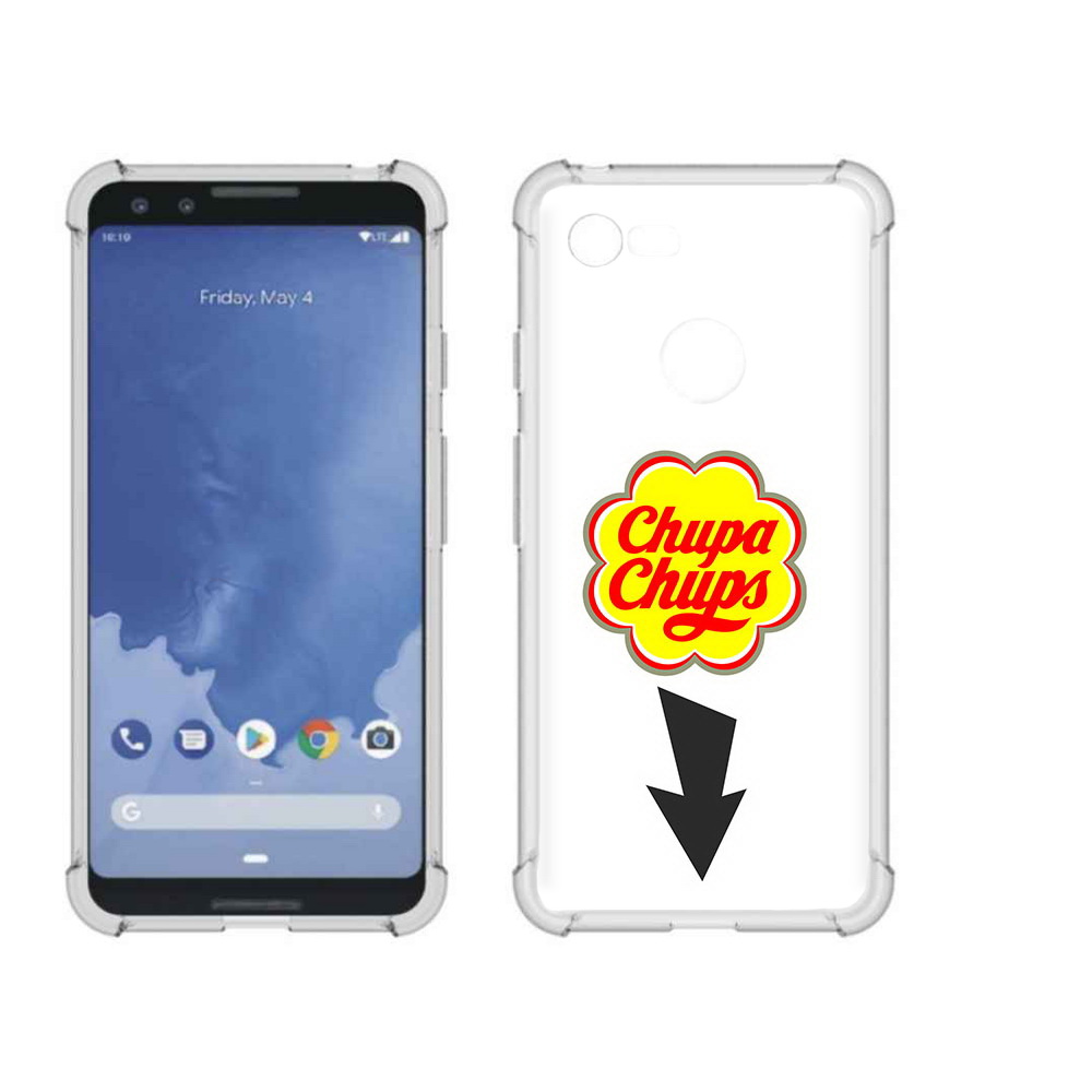 

Чехол MyPads Tocco для Google Pixel 3 чупа чупс, Прозрачный, Tocco