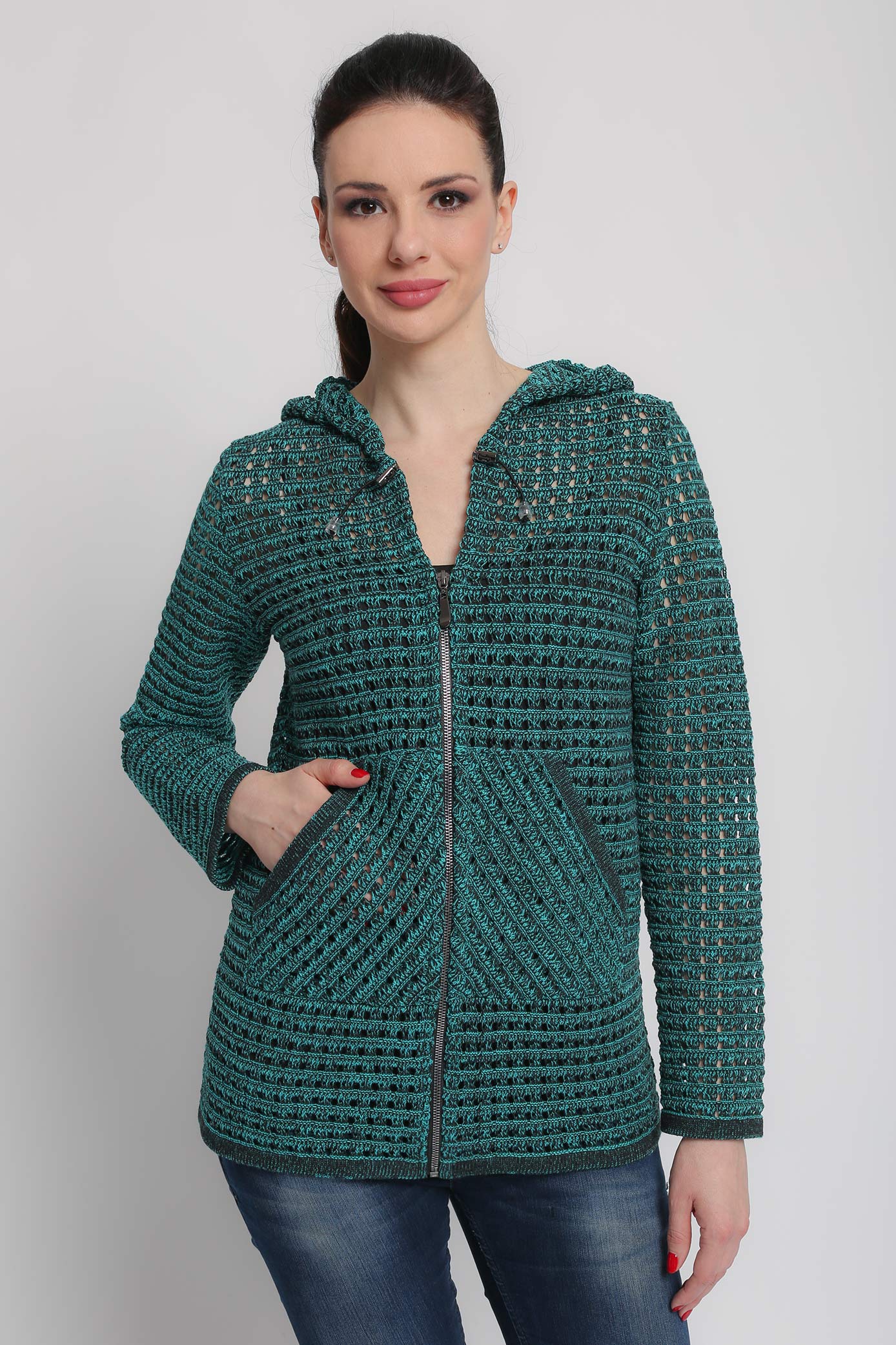 

Жакет женский Злата Н 1441* зеленый 46 RU, Н 1441*