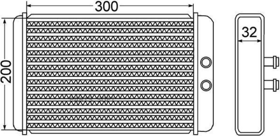

MAHLE AH61000S Теплообменник салона CITROEN JUMPER I 94-02
