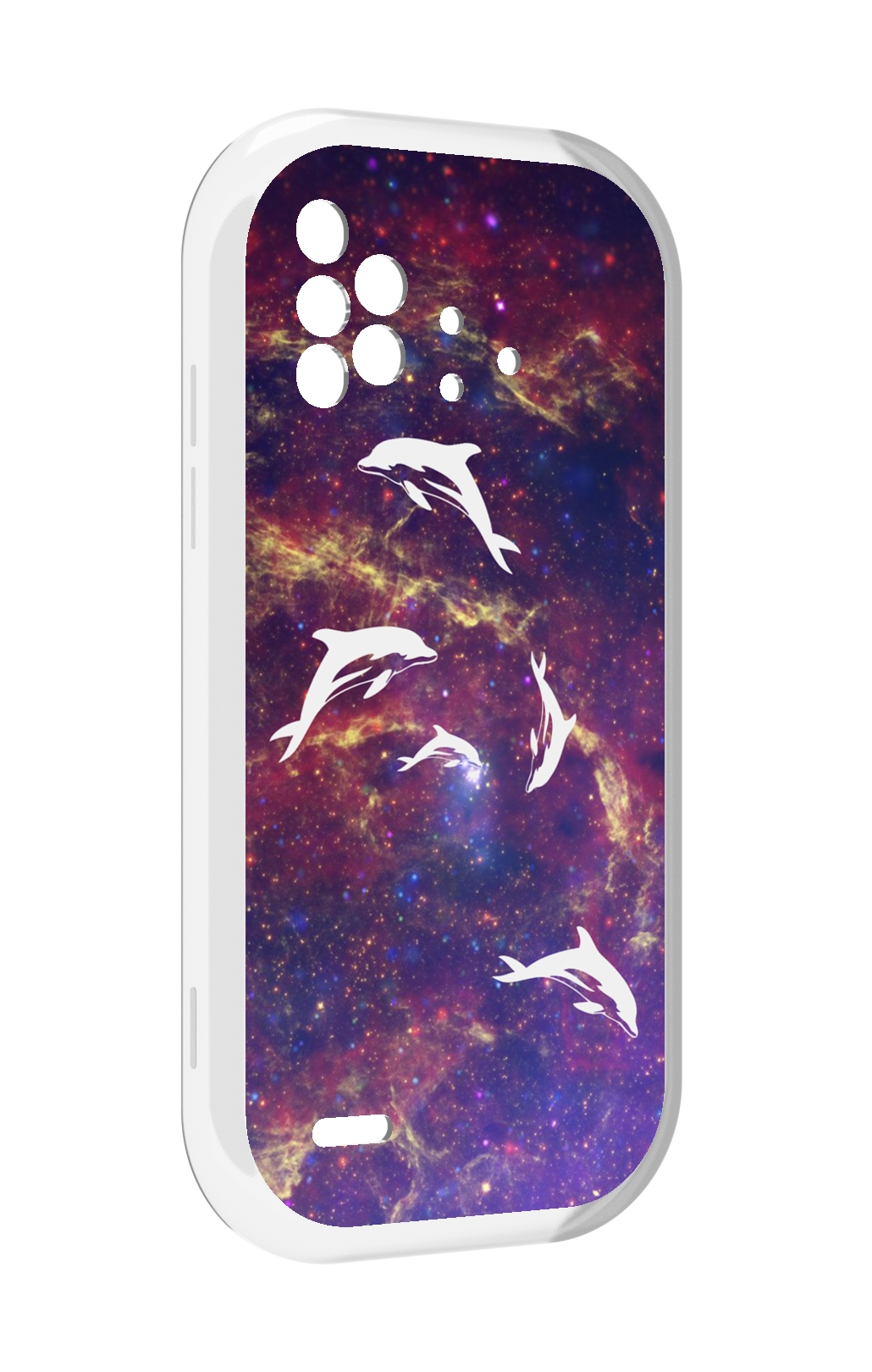 

Чехол MyPads Космические-дельфины для UMIDIGI Bison X10 / X10 Pro, Прозрачный, Tocco