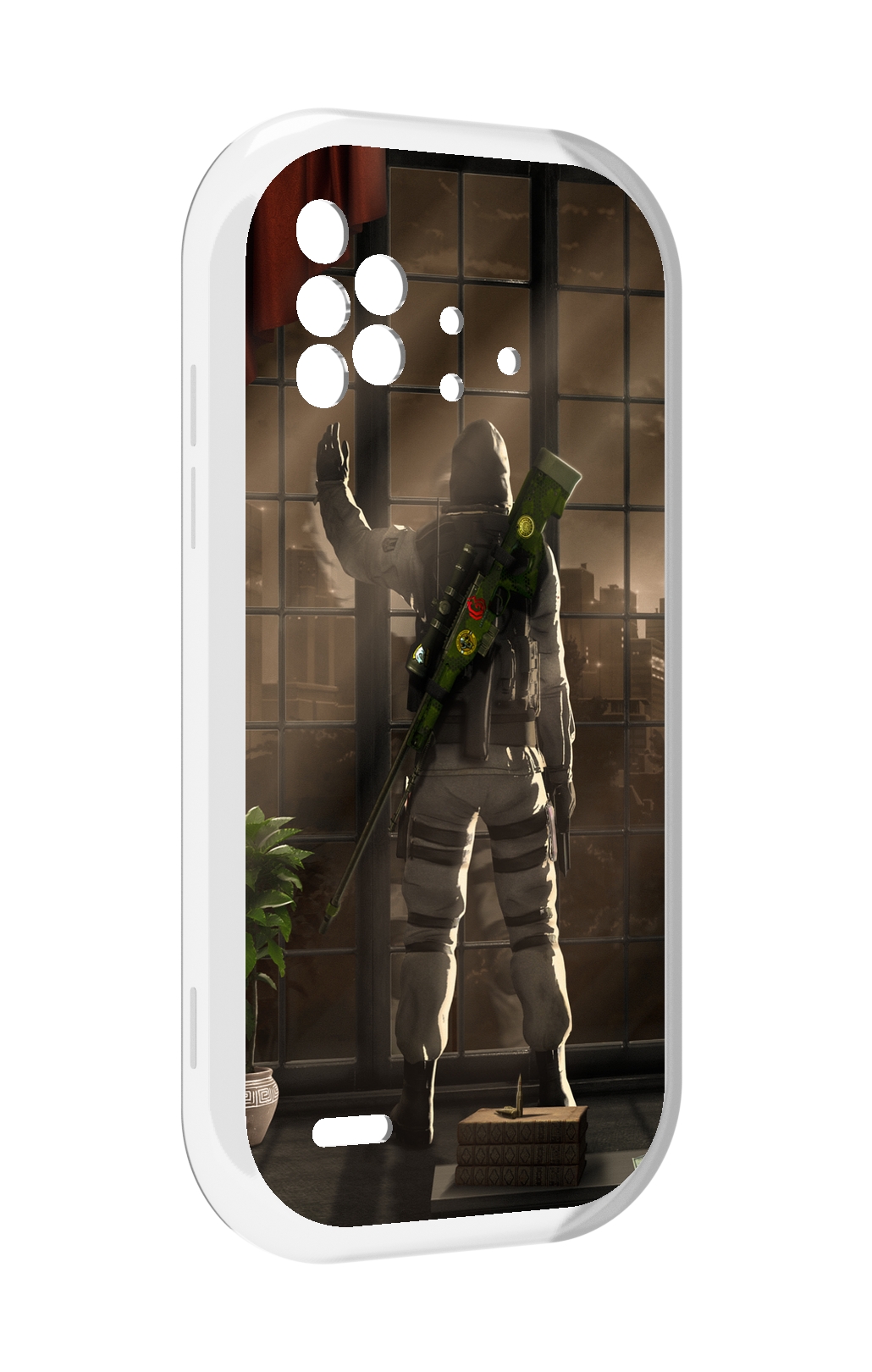 

Чехол MyPads Контр-Страйк-в-дыму для UMIDIGI Bison X10 / X10 Pro, Прозрачный, Tocco
