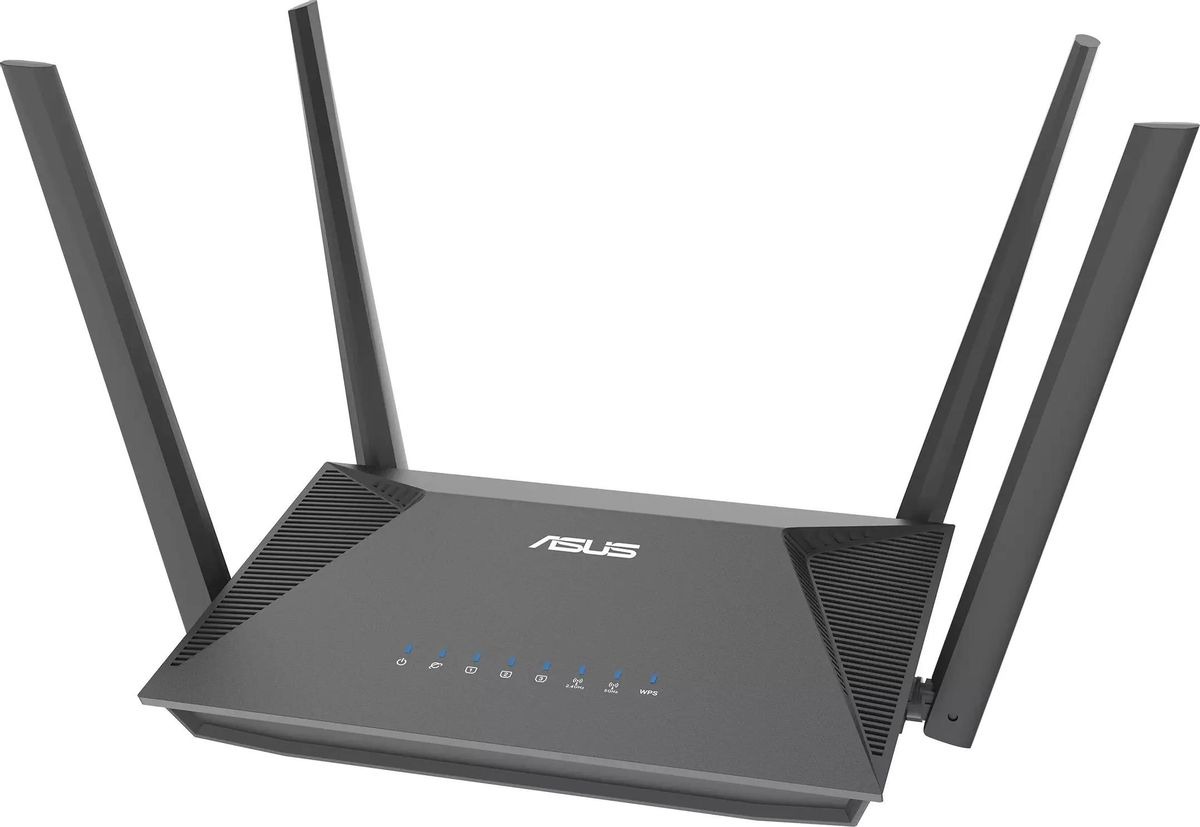 

Wi-Fi роутер ASUS RT-AX52, AX1800, черный